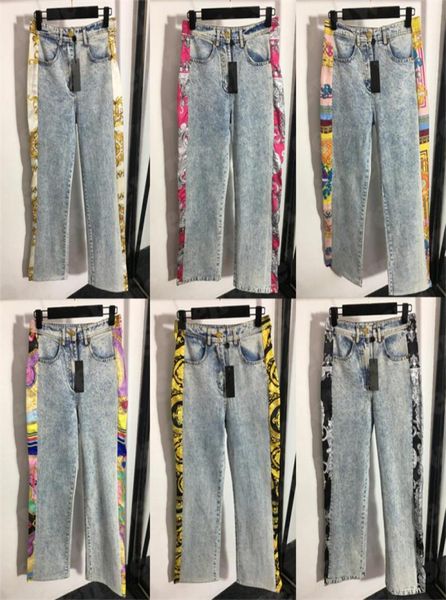 womens designer jeans trousers silk splicing straight pants high grade ladies denim pant clothing8784356, Blue
womens designer jeans trousers silk splicing straight pants high grade ladies denim pant clothing8784356, Blue