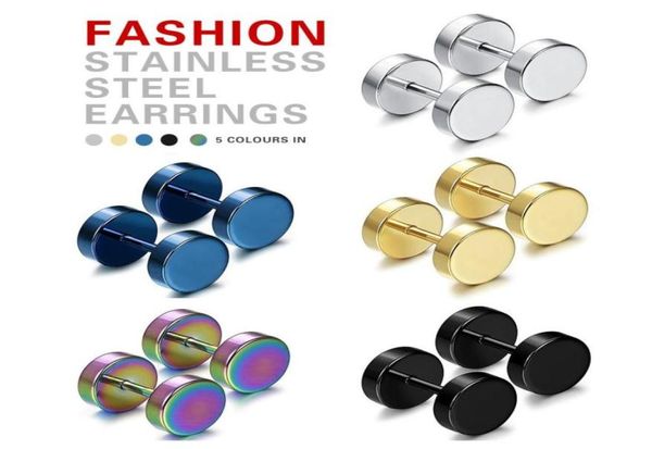 punk double sided round titanium steel earrings men women blue goldcolor fake ear plugs gothic barbell stud earring60549476165515, Golden;silver
punk double sided round titanium steel earrings men women blue goldcolor fake ear plugs gothic barbell stud earring60549476165515, Golden;silver