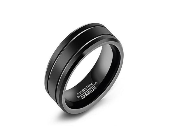 2019 fashion cool men tungsten carbide rings pure tungsten black rings for men jewelry 8mm wide men wedding engagement rings8029681, Silver
2019 fashion cool men tungsten carbide rings pure tungsten black rings for men jewelry 8mm wide men wedding engagement rings8029681, Silver