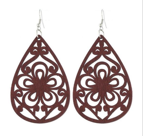 flower pattern wooden earrings engraved design light weight long drop organic wood dangle earrings for womens3362700, Silver
flower pattern wooden earrings engraved design light weight long drop organic wood dangle earrings for womens3362700, Silver