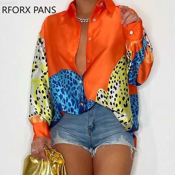 women's blouses shirts women chic fashion leopard pattern turn down collar long sleeves button casual blouses l230712, White
women's blouses shirts women chic fashion leopard pattern turn down collar long sleeves button casual blouses l230712, White