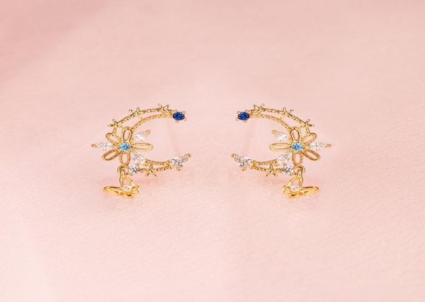 2021 spring new design fashion girl jewelry rose gold colors dainty blue cz flower cute lovely moon shape butterfly drop earring2006272, Golden;silver
2021 spring new design fashion girl jewelry rose gold colors dainty blue cz flower cute lovely moon shape butterfly drop earring2006272, Golden;silver