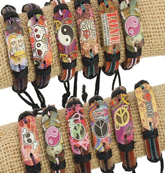 mixed order 100 genuine leather bracelet love peace sign butterfly skull pattern hemp rope adjustable bracelet 20pcslot8717977, Black
mixed order 100 genuine leather bracelet love peace sign butterfly skull pattern hemp rope adjustable bracelet 20pcslot8717977, Black