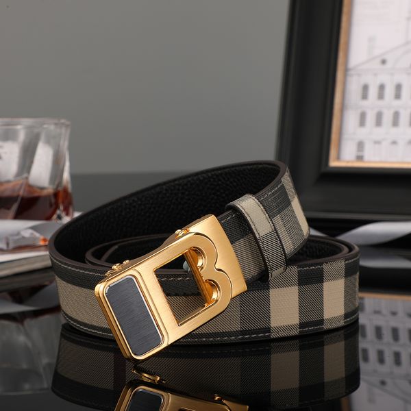Fashion S Men's Belt Automatic Buckle Designer Belt Deluxe Stripe Letter Buckle Classic Belt Gold Silver Black Buckle Casual Wide 3.8cm Size 100-125cm Fine
Fashion S Men's Belt Automatic Buckle Designer Belt Deluxe Stripe Letter Buckle Classic Belt Gold Silver Black Buckle Casual Wide 3.8cm Size 100-125cm Fine