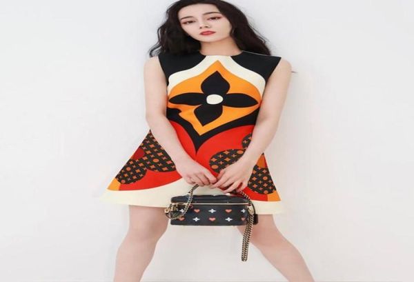 fashion print women aline dress sleeveless celebrity dresses9102460, Black;pink
fashion print women aline dress sleeveless celebrity dresses9102460, Black;pink