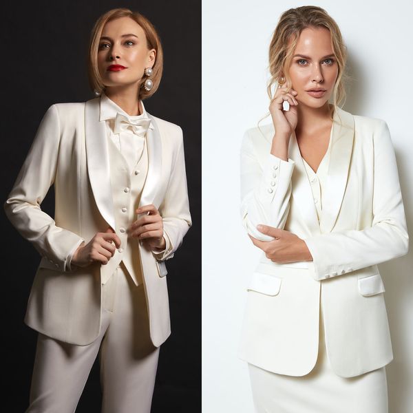ivory satin women blazer suits slim fit street power leisure evening party jacket outfit wedding wear 3 pieces, Black;red
ivory satin women blazer suits slim fit street power leisure evening party jacket outfit wedding wear 3 pieces, Black;red