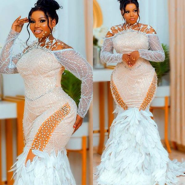 2023 aso ebi white mermaid prom dress beaded crystals evening formal party second reception birthday engagement gowns dresses robe de soiree, Black
2023 aso ebi white mermaid prom dress beaded crystals evening formal party second reception birthday engagement gowns dresses robe de soiree, Black