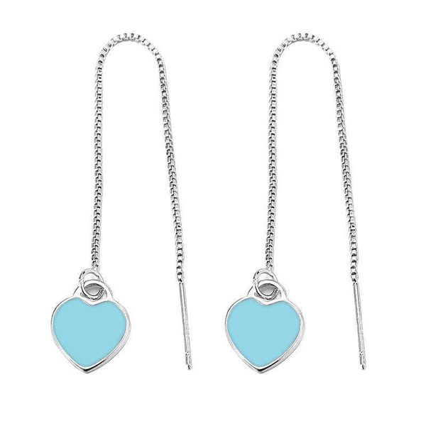 high version korean pink caring female ear thread tiffay personality small peach heart earrings 925 sterling silver needle long jewelry, Golden;silver
high version korean pink caring female ear thread tiffay personality small peach heart earrings 925 sterling silver needle long jewelry, Golden;silver