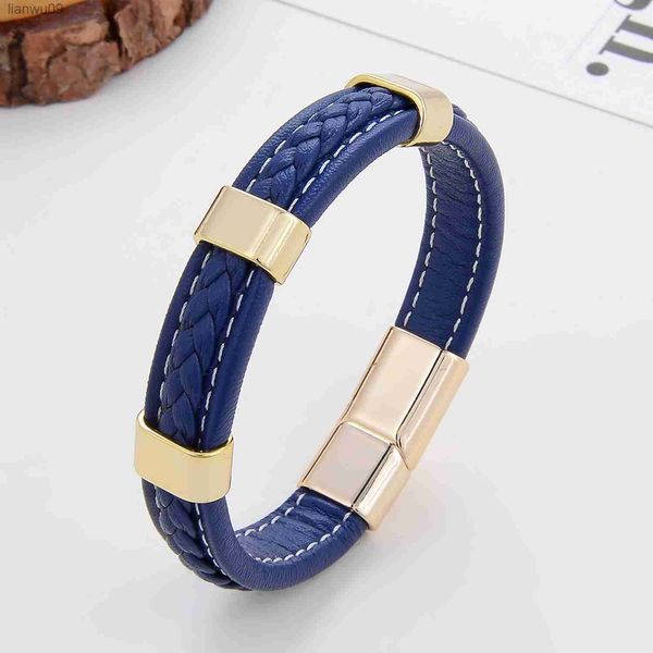 classic braided leather bracelet for women zinc alloy metal mens jewelry bracelets femme accessories 2021 l230704, Black
classic braided leather bracelet for women zinc alloy metal mens jewelry bracelets femme accessories 2021 l230704, Black