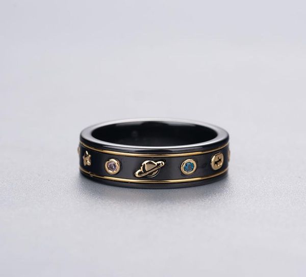 double 99 ancient black and white ceramic ring bee planet couple couple rings valentines day gift factory direct supply can 6186245, Silver
double 99 ancient black and white ceramic ring bee planet couple couple rings valentines day gift factory direct supply can 6186245, Silver