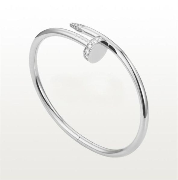 nail bracelet designer bracelets luxury jewelry for women bangle fashion accessories titanium steel alloy goldplated craft never 5130887, White
nail bracelet designer bracelets luxury jewelry for women bangle fashion accessories titanium steel alloy goldplated craft never 5130887, White