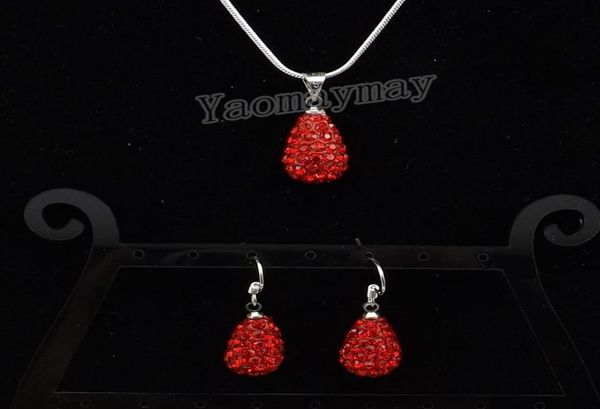 crystal jewelry set 9 colors rhinestone water drop shaped pendant earrings and necklace for party 5 setslot whole7688287, Silver
crystal jewelry set 9 colors rhinestone water drop shaped pendant earrings and necklace for party 5 setslot whole7688287, Silver