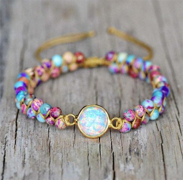 sea sediment bead bracelet with opal stone galaxy jasper boho jewellry for women mom healing doublelayer braided k3e2 charm brace6543618, Golden;silver
sea sediment bead bracelet with opal stone galaxy jasper boho jewellry for women mom healing doublelayer braided k3e2 charm brace6543618, Golden;silver