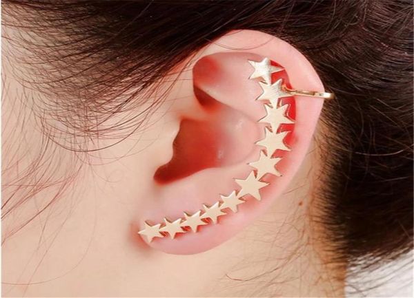1 pc new design star stud earrings ear long earrings ear clip crawler fashion jewelry accessories gifts for women girls5028539, Golden;silver
1 pc new design star stud earrings ear long earrings ear clip crawler fashion jewelry accessories gifts for women girls5028539, Golden;silver