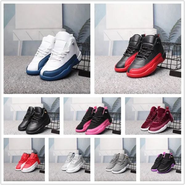 new fashion kids shoes 12s xii designer jumpman basketball toddlers flu game gym sneakers kid shoe the master breathable children youth big, Black
new fashion kids shoes 12s xii designer jumpman basketball toddlers flu game gym sneakers kid shoe the master breathable children youth big, Black