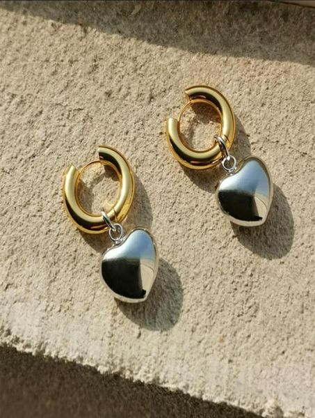 boho personality heart dangle drop hoop earrings brand eardrop accessories for women luxury designer party weddin2102618, Silver
boho personality heart dangle drop hoop earrings brand eardrop accessories for women luxury designer party weddin2102618, Silver