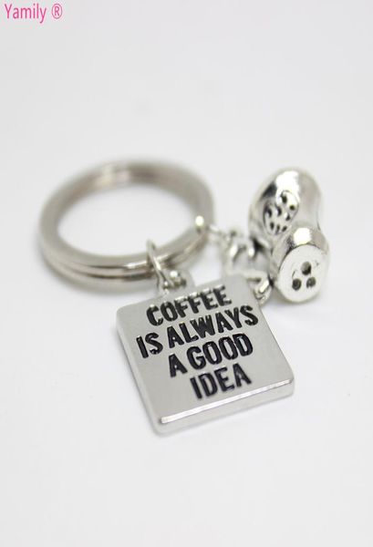 yamily 12pcslot coffee is always a good idea key chain cup charm pendant key ring key chain for men women fashion jewelry gift8504442, Slivery;golden
yamily 12pcslot coffee is always a good idea key chain cup charm pendant key ring key chain for men women fashion jewelry gift8504442, Slivery;golden