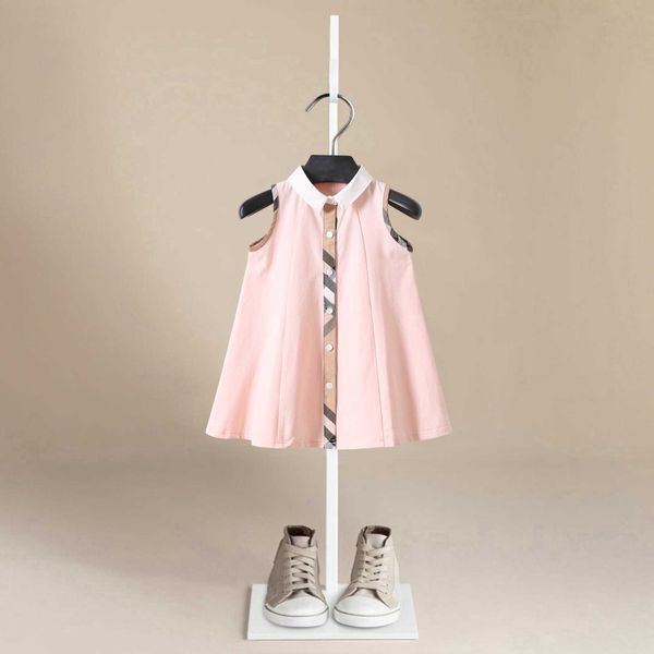 girl's dresses summer new girl skirt white small pointed collar children's princess dress solid color sleeveless shirt vest dress, Red;yellow
girl's dresses summer new girl skirt white small pointed collar children's princess dress solid color sleeveless shirt vest dress, Red;yellow