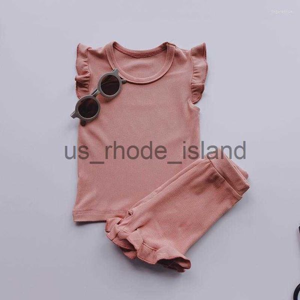 t-shirts clothing sets girls clothes 2pcs summer solid children ruffle sleeve t-shirt and shorts suits for kids toddler set x0714 x0707, Blue
t-shirts clothing sets girls clothes 2pcs summer solid children ruffle sleeve t-shirt and shorts suits for kids toddler set x0714 x0707, Blue