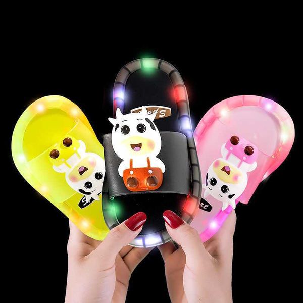 slipper children' luminescent slider led light baby animal print home shoes cute cartoon comfortable soft pvc anti slip casual slider, Black;grey
slipper children' luminescent slider led light baby animal print home shoes cute cartoon comfortable soft pvc anti slip casual slider, Black;grey