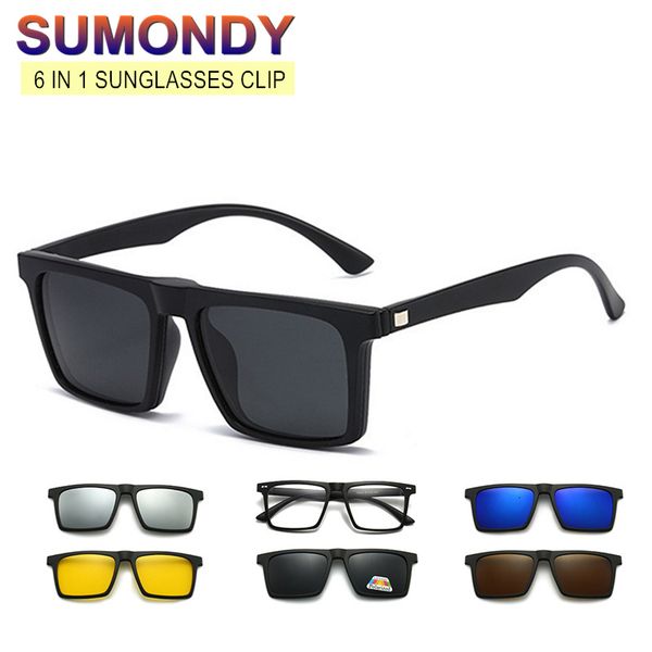 sunglasses magnetic sunglasses clip and optical glasses frame 6 in 1 women men polarized or night vision multipurpose eyeglasses set s506 23, White;black
sunglasses magnetic sunglasses clip and optical glasses frame 6 in 1 women men polarized or night vision multipurpose eyeglasses set s506 23, White;black