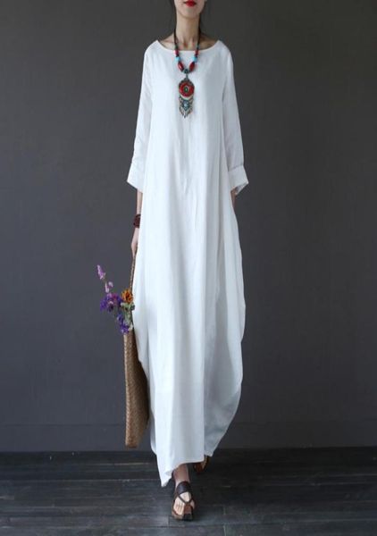 2018 summer plus size long sleeve dresses for women 3xl 4xl 5xl loose cotton linen dress white boho shirt dress long maxi robe2184872, White;black
2018 summer plus size long sleeve dresses for women 3xl 4xl 5xl loose cotton linen dress white boho shirt dress long maxi robe2184872, White;black