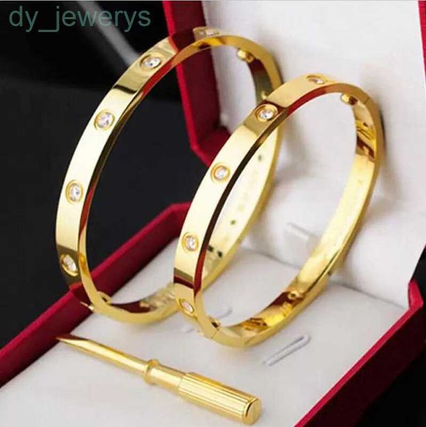 fashion love bangle designer bracelet ladies rose gold silver lady bangle titanium steel screw screwdriver diamond luxury designer jewelry w, Black
fashion love bangle designer bracelet ladies rose gold silver lady bangle titanium steel screw screwdriver diamond luxury designer jewelry w, Black