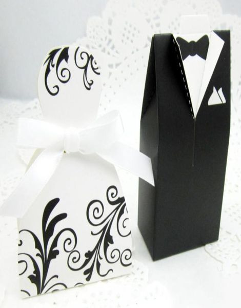 100pcs bride and groom candy boxes dress tuxedo wedding pattern gift box christmas anniversary party favors4420323
100pcs bride and groom candy boxes dress tuxedo wedding pattern gift box christmas anniversary party favors4420323