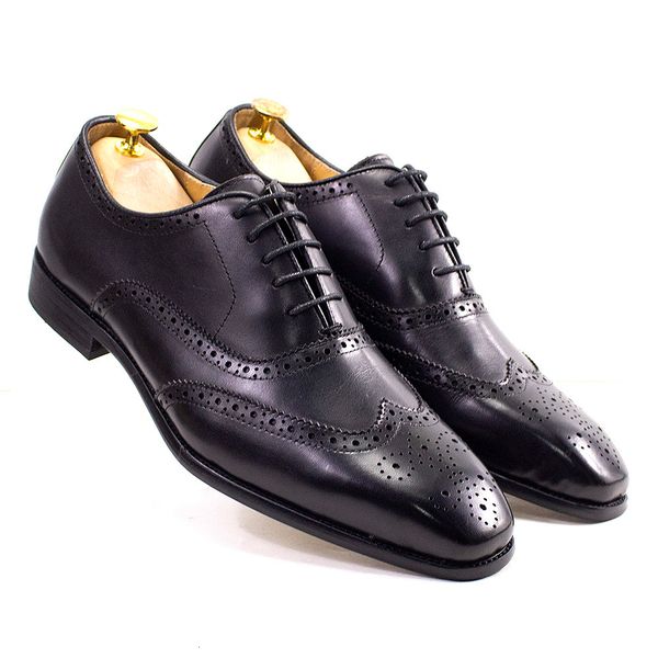 dress shoes size 6-13 handmade men's wingtip oxford shoes genuine calfskin leather brogue dress shoes classic business formal shoes for, Black
dress shoes size 6-13 handmade men's wingtip oxford shoes genuine calfskin leather brogue dress shoes classic business formal shoes for, Black