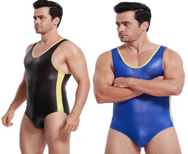 fashion men imitation leather bodysuit aerobic exercises shapewear male wrestling leotard bodybuilding fitness gym suit clothes3021340, Black
fashion men imitation leather bodysuit aerobic exercises shapewear male wrestling leotard bodybuilding fitness gym suit clothes3021340, Black