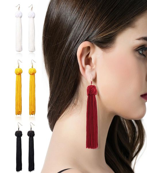 bohemia ethnic tassel drop earrings for women 2019 trendy black red yellow green long silk fringed dangles statement gold ear hook9135021, Silver
bohemia ethnic tassel drop earrings for women 2019 trendy black red yellow green long silk fringed dangles statement gold ear hook9135021, Silver