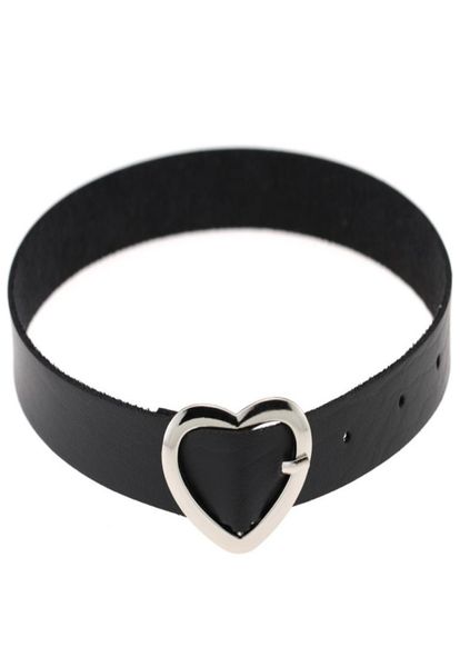 gothic metal heart love choker necklace pin buckle adjustable leather pu women collar bracelet bangle cuff fashion jewelry5427154, Golden;silver
gothic metal heart love choker necklace pin buckle adjustable leather pu women collar bracelet bangle cuff fashion jewelry5427154, Golden;silver