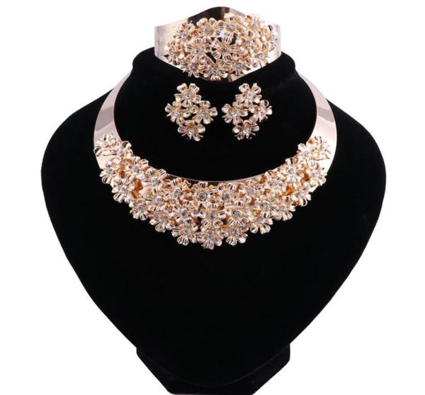 african beads jewelry set crystal wedding flower necklace earrings set for women dubai luxury bridal jewelry sets2352211, Black
african beads jewelry set crystal wedding flower necklace earrings set for women dubai luxury bridal jewelry sets2352211, Black