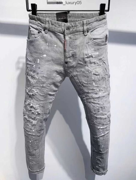 men's jeans leggings square fit denim ripped fashion designer elastic pants icon splice trousers jeans distressed slim e3jm dsquare d2, Blue
men's jeans leggings square fit denim ripped fashion designer elastic pants icon splice trousers jeans distressed slim e3jm dsquare d2, Blue