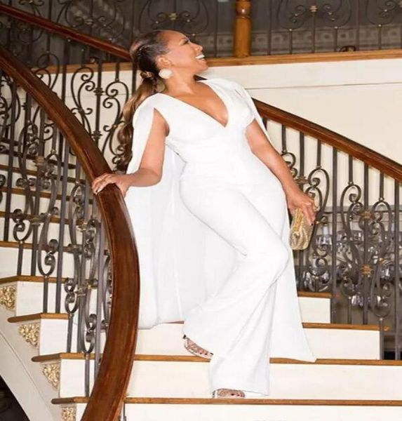 white jumpsuit evening prom dresses party dress evening gowns with cape wrap vestido de festa v neck pants suit dresses plus size 1268511, Black;red
white jumpsuit evening prom dresses party dress evening gowns with cape wrap vestido de festa v neck pants suit dresses plus size 1268511, Black;red