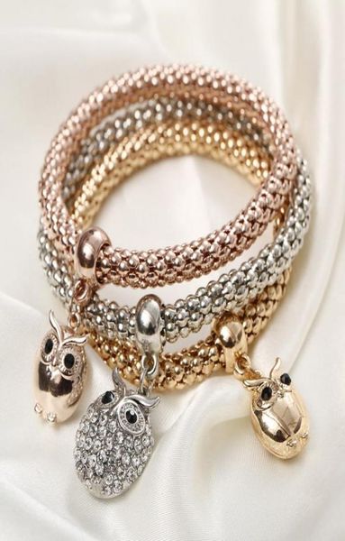 wholefashion 3pcsset crystal bead bracelet women gold plated crystal owl bangles jewellery elastic charm gifts pulseira femi4658660, Golden;silver
wholefashion 3pcsset crystal bead bracelet women gold plated crystal owl bangles jewellery elastic charm gifts pulseira femi4658660, Golden;silver