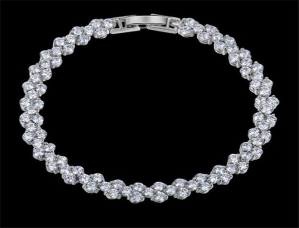 luxury shining crystal bracelets genuine 925 sterling silver charms bracelet diamond roman tennis link bracelet jewelry a369135207, Black
luxury shining crystal bracelets genuine 925 sterling silver charms bracelet diamond roman tennis link bracelet jewelry a369135207, Black