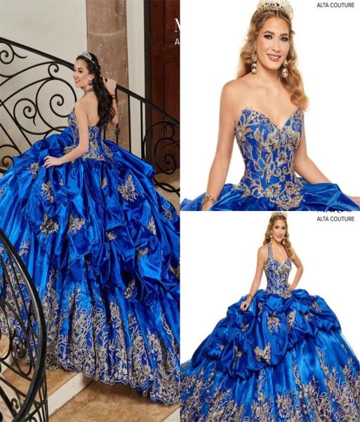 2020 royal blue quinceanera dresses with gold lace embroidery halter ball gowns prom dress laceup sweet 16 gowns1726045, Blue;red
2020 royal blue quinceanera dresses with gold lace embroidery halter ball gowns prom dress laceup sweet 16 gowns1726045, Blue;red