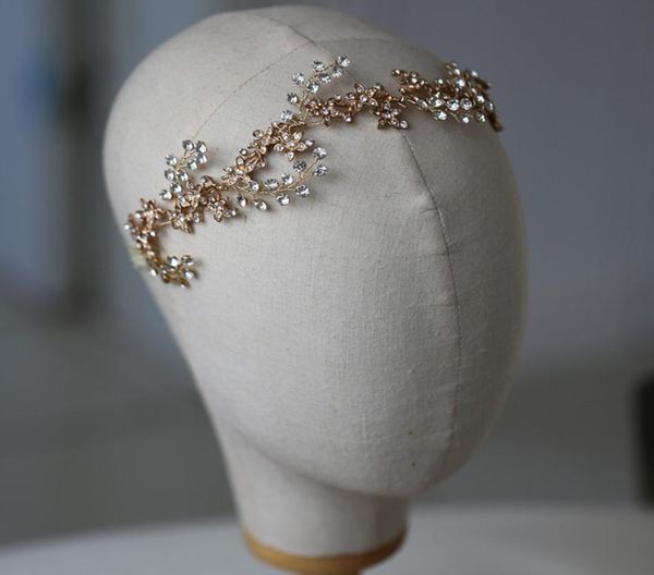 slbridal handmade golden wired rhinestones crystal wedding headband bridal vine hair accessories bridesmaids women jewelry9983820, Golden;silver
slbridal handmade golden wired rhinestones crystal wedding headband bridal vine hair accessories bridesmaids women jewelry9983820, Golden;silver