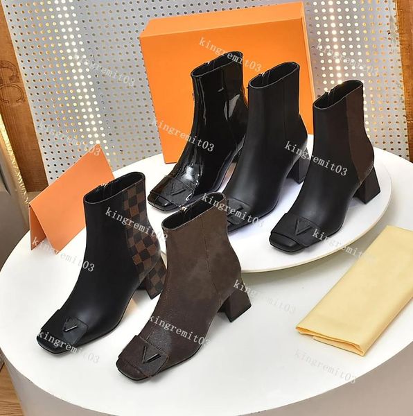 designer shake boots women ankle boots square chunky high heels printing genuine leather elegant twist booties printed mid heel boot, Black
designer shake boots women ankle boots square chunky high heels printing genuine leather elegant twist booties printed mid heel boot, Black