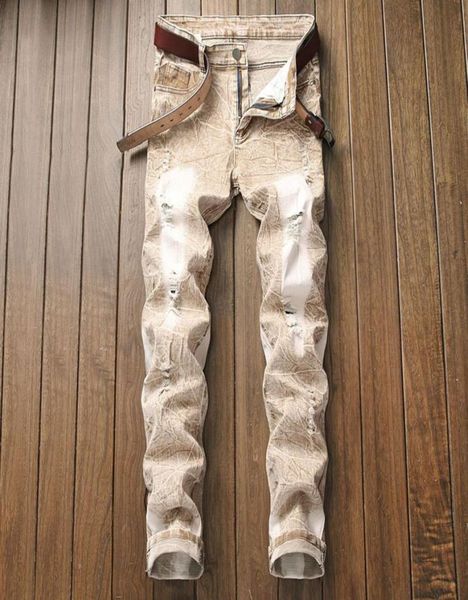 men casual jeans bleached denim pants ripped knee holes distressed fasional slim trousers plus size 40 429298739, Blue
men casual jeans bleached denim pants ripped knee holes distressed fasional slim trousers plus size 40 429298739, Blue