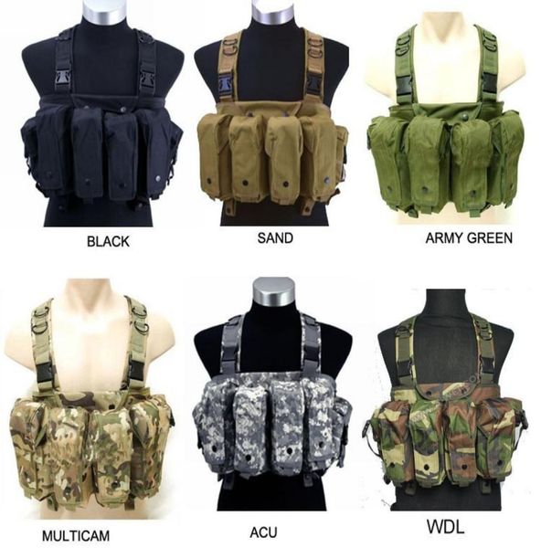 tactical hunting chest rig large capacity mag carrier 7 pocket combat airsoft paintball vest ht1307667556, Black;green
tactical hunting chest rig large capacity mag carrier 7 pocket combat airsoft paintball vest ht1307667556, Black;green