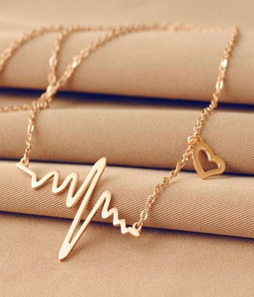 silvergoldrose gold pick colour ekg heart beat necklace heartbeat rhythm with dangling heart stainless steel6317071, Silver
silvergoldrose gold pick colour ekg heart beat necklace heartbeat rhythm with dangling heart stainless steel6317071, Silver