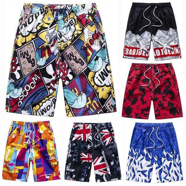summer beach pants men's quick dry casual split shorts loose large couple swim flower shortskz3030ut, White;black
summer beach pants men's quick dry casual split shorts loose large couple swim flower shortskz3030ut, White;black