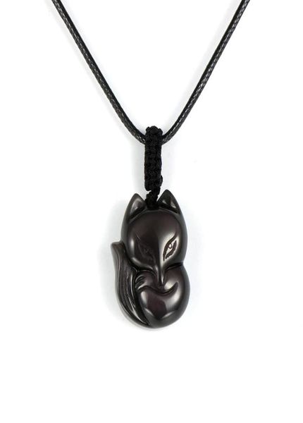 women men natural obsidian pendant necklace handmade carved gem stone animal adjustable rope reiki lucky amulet jewelry7930860, Silver
women men natural obsidian pendant necklace handmade carved gem stone animal adjustable rope reiki lucky amulet jewelry7930860, Silver