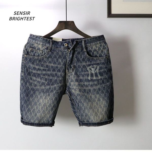 mens jeans european and american fashion brand cowboy middle pants fivepoint shorts nonfading washed printed denim 230712, Blue
mens jeans european and american fashion brand cowboy middle pants fivepoint shorts nonfading washed printed denim 230712, Blue