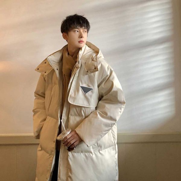 autumn and winter men's hooded long down coat, 90% white goose down filled soft, comfortable and warm, loose version of fashion., Black
autumn and winter men's hooded long down coat, 90% white goose down filled soft, comfortable and warm, loose version of fashion., Black