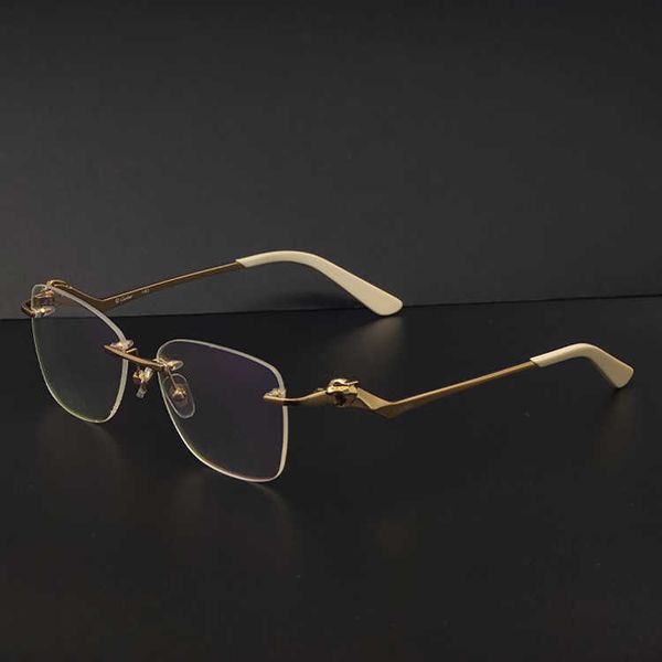 designer carti sunglasses fashion luxury brand for men and women leopard head glasses business white collar series frameless metal frame sun, White;black
designer carti sunglasses fashion luxury brand for men and women leopard head glasses business white collar series frameless metal frame sun, White;black
