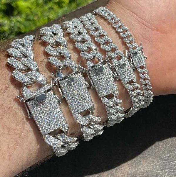pass tester iced out jewelry custom moissanite necklace diamond cuban link chain, Silver
pass tester iced out jewelry custom moissanite necklace diamond cuban link chain, Silver