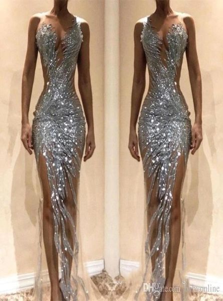 gorgeous silver mermaid evening dresses see through tulle bodice split long women occasion prom gowns bc06212748786, Black
gorgeous silver mermaid evening dresses see through tulle bodice split long women occasion prom gowns bc06212748786, Black